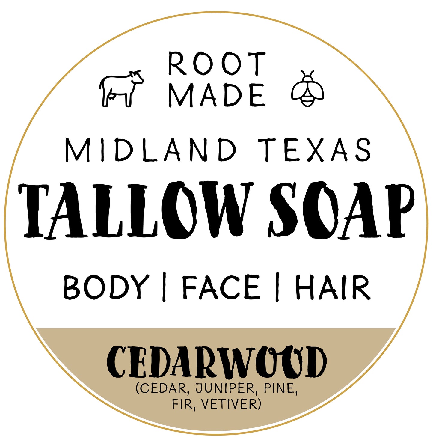 West Texas Tallow Soap Block